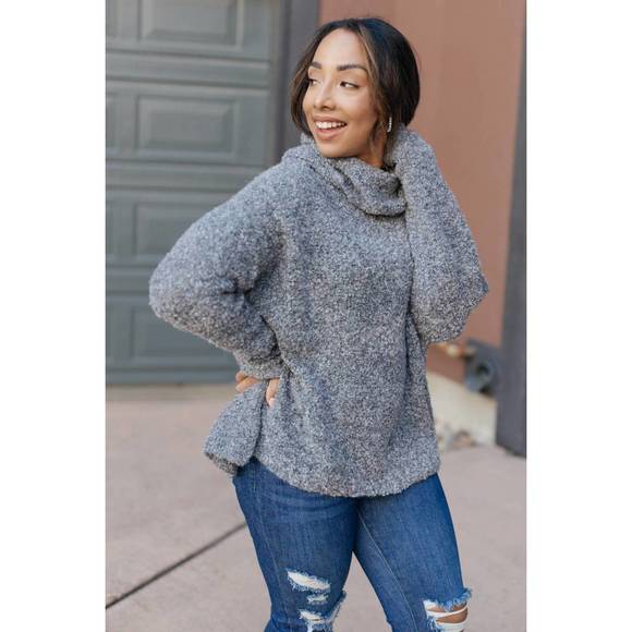 NEW JODIFL popcorn and a movie sweater in gray - Picture 3 of 3